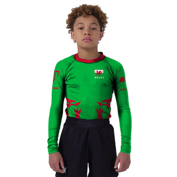 Wale Flag Kids Rash Guard