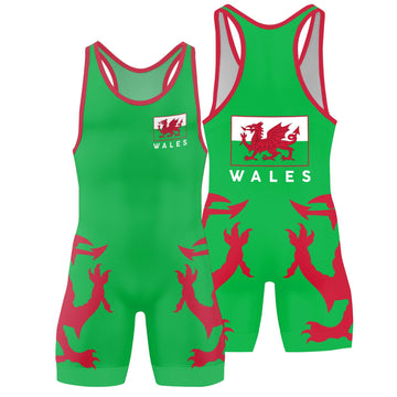 Wale Flag Wrestling Singlet