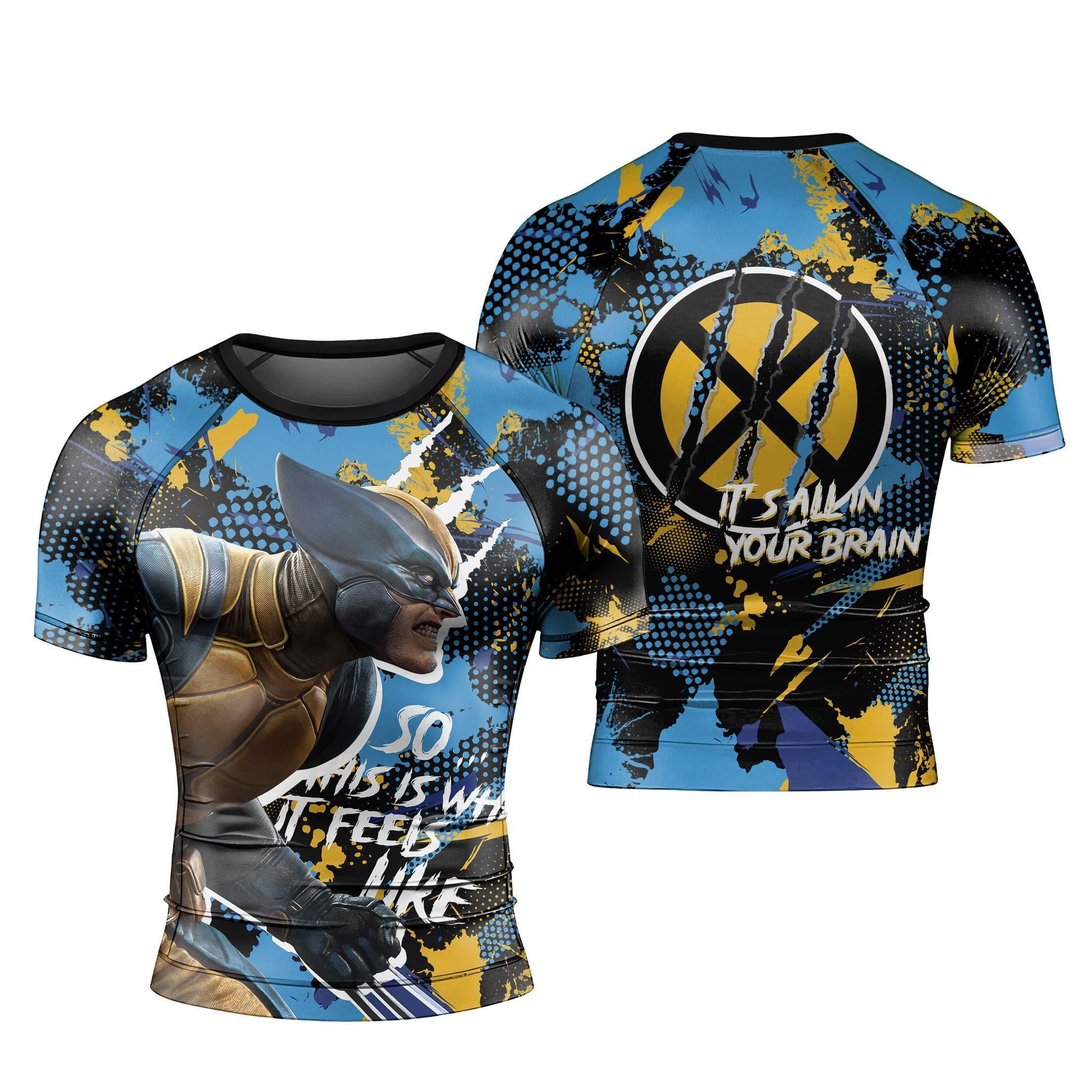 Wolverine The X-Men Rash Guard Wolverine Rash Guard