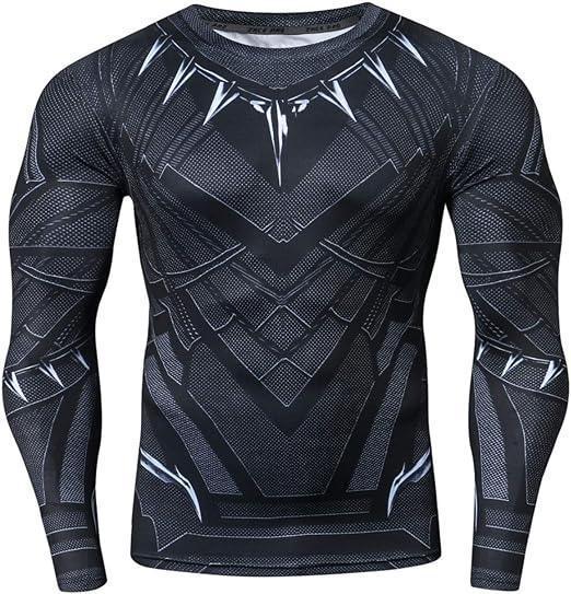 black panther card sleeves Black Panther Long Sleeve Rash Guard