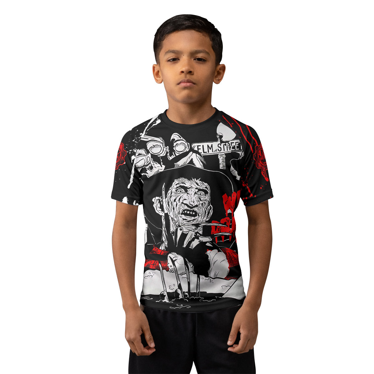 A Nightmare on Elm Street Kids Rash Guard