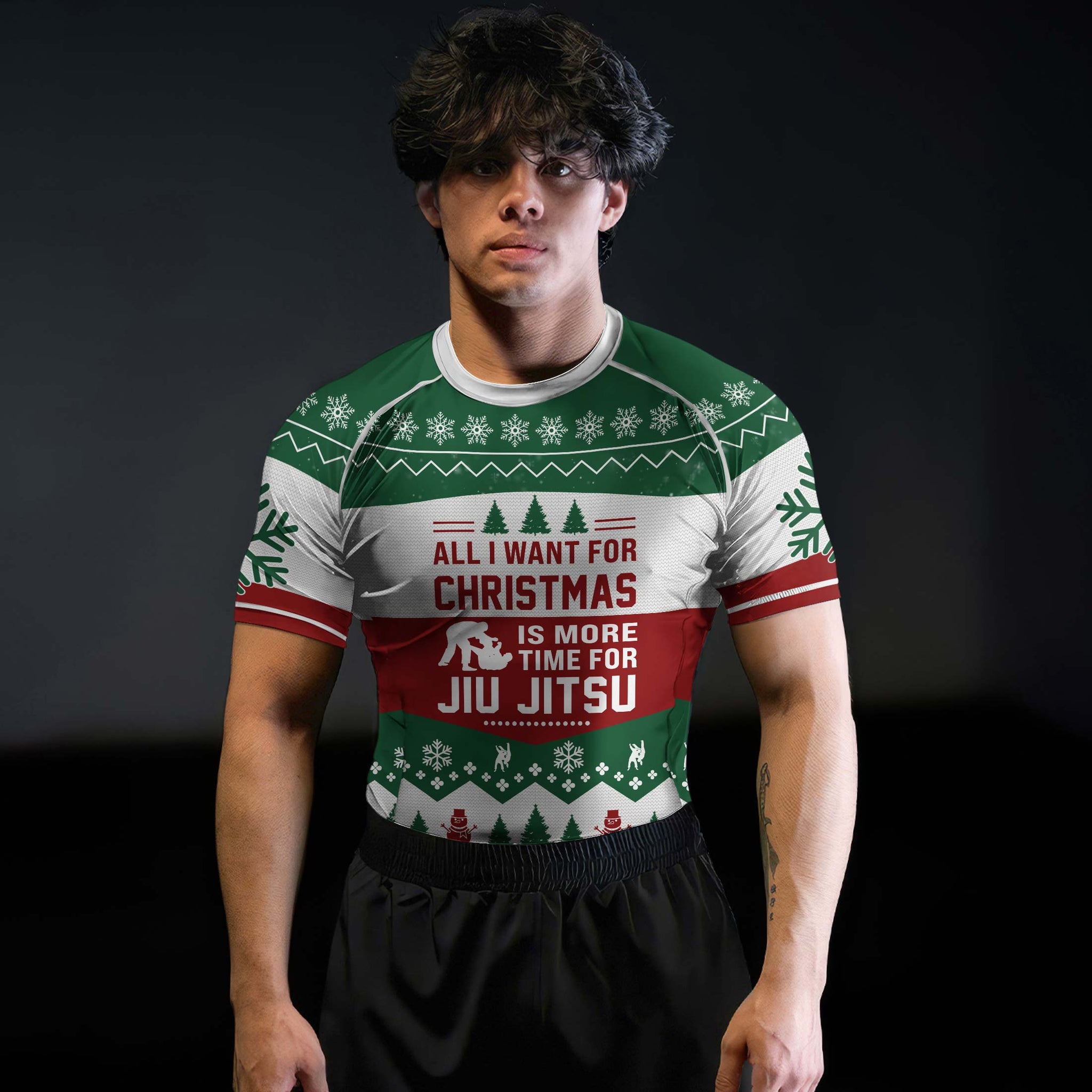 All I Want For Christmas Is Jiu Jitsu Rash Guard