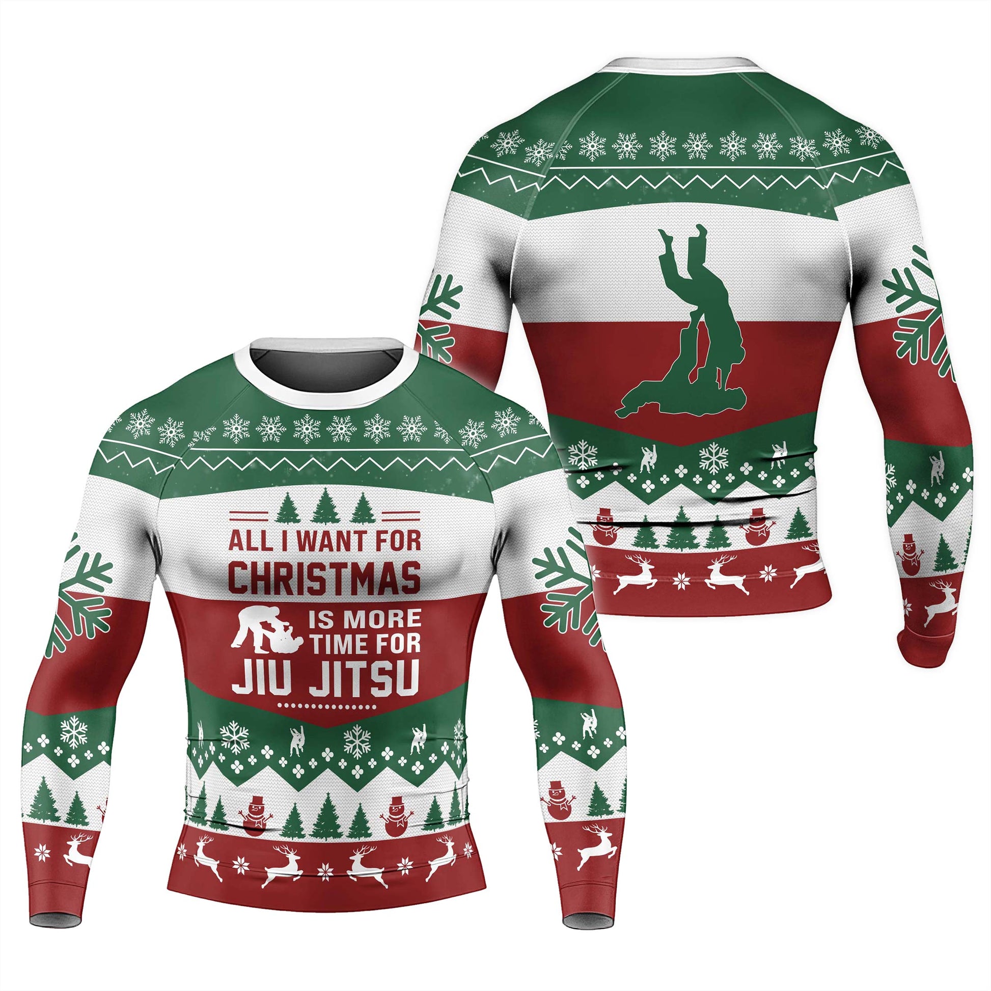 All I Want For Christmas Is Jiu Jitsu Rash Guard