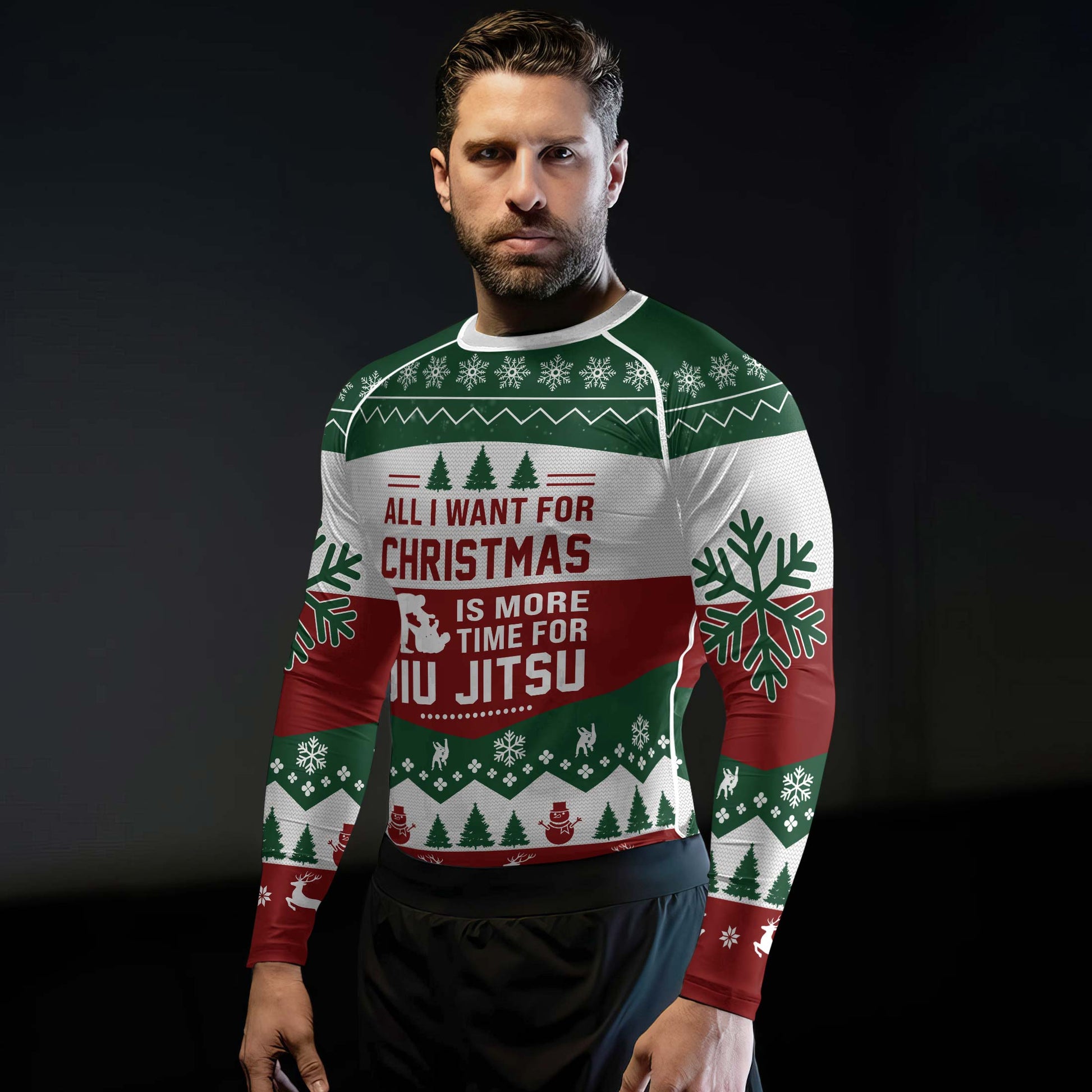 All I Want For Christmas Is Jiu Jitsu Rash Guard