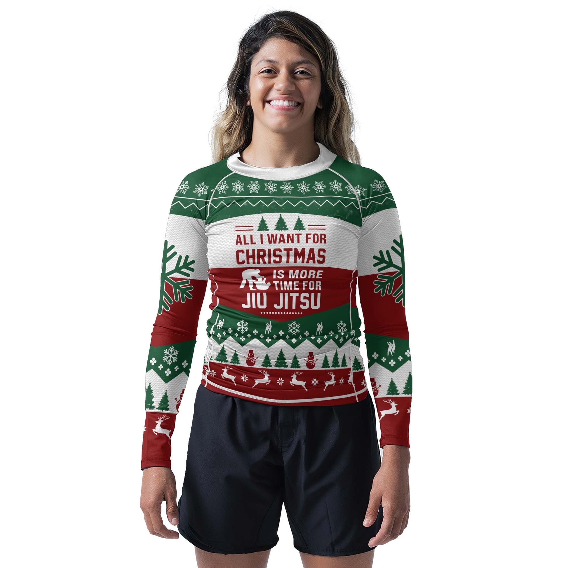 All I Want For Christmas Is Jiu Jitsu Rash Guard