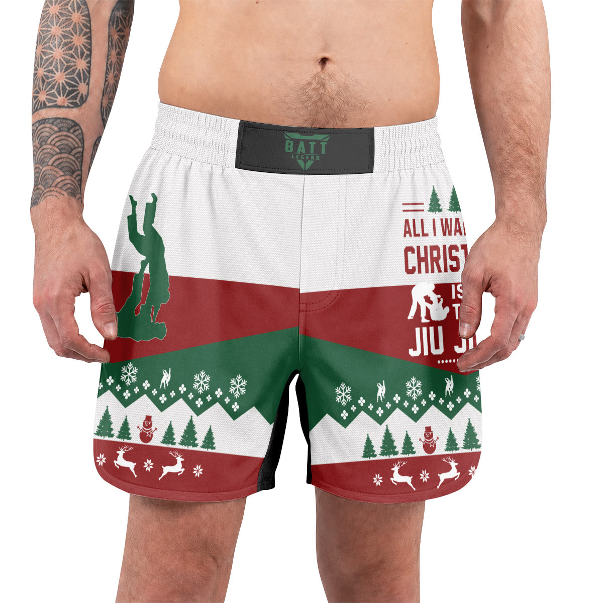 All I Want For Christmas Is Jiu Jitsu Grappling Shorts