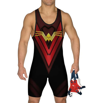 Amazon Wonder Woman Wrestling Singlet