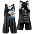 Argentina Phantom Division Wrestling Singlet