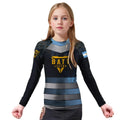 Argentina Skull Fighter Kids Rash Guard