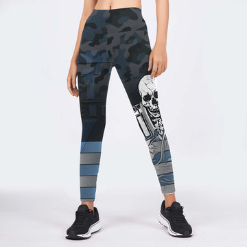 Argentina Skull Fighter Leggings