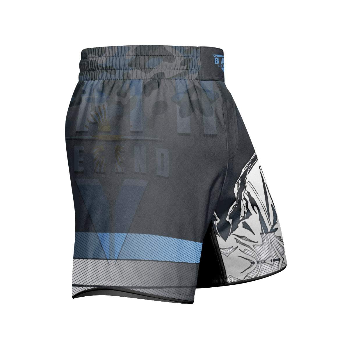 Argentina Skull Fighter Grappling Shorts