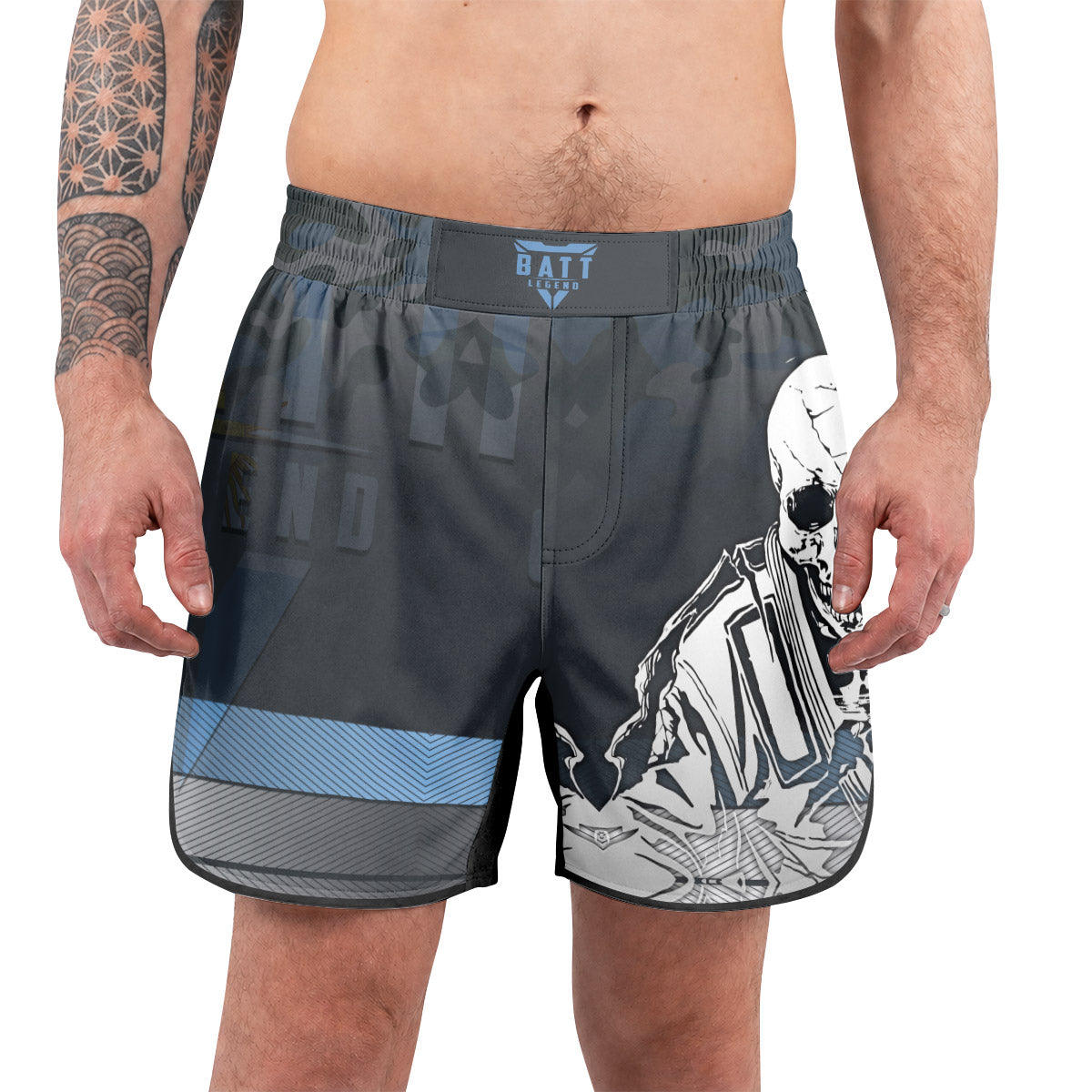 Argentina Skull Fighter Grappling Shorts