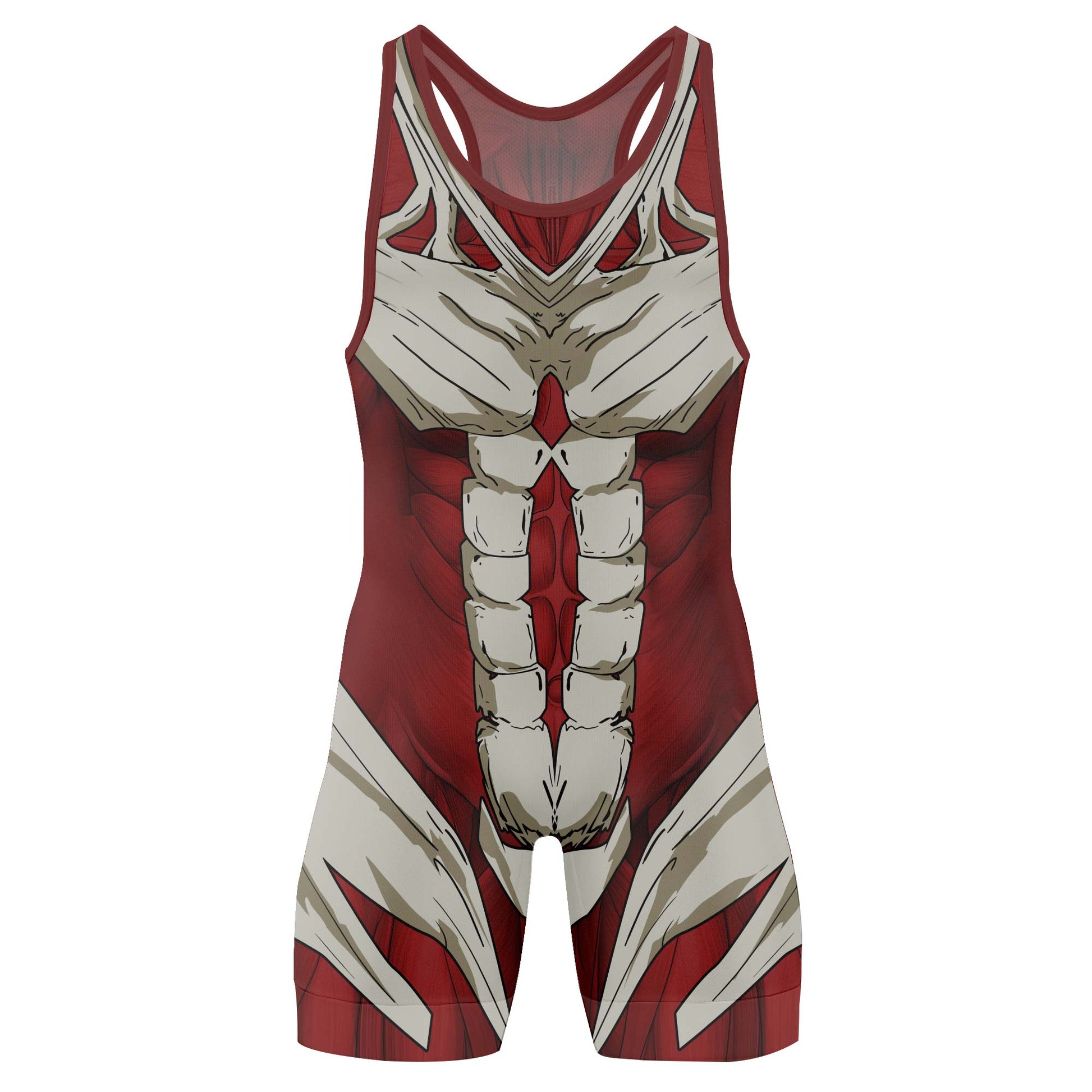 Attack On Titan Armored Titan Wrestling Singlet
