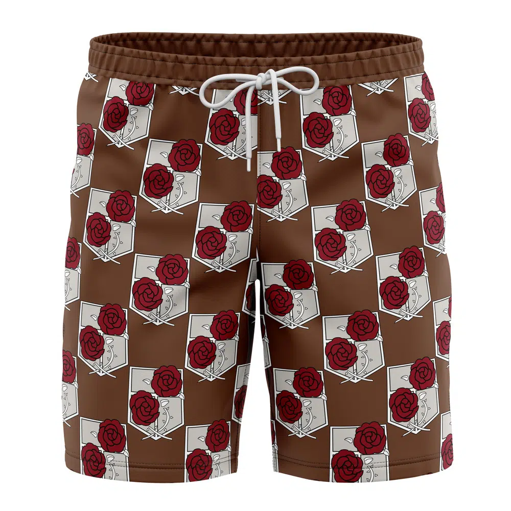 Attack On Titan Garrison Badge Swim Trunks