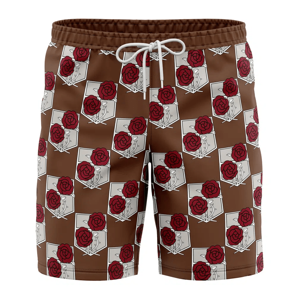 Attack On Titan Garrison Badge Swim Trunks