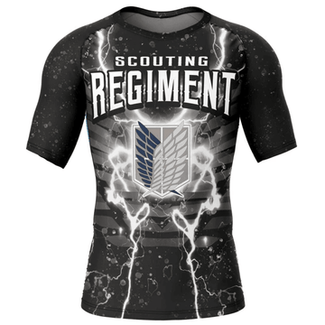 Attack On Titan Scouting Regiment Symbol Rash Guard