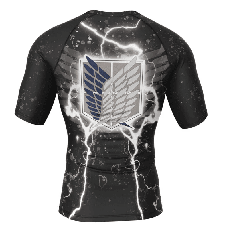 Attack On Titan Scouting Regiment Symbol Rash Guard