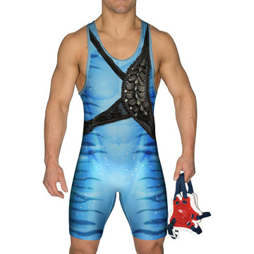 Avatar Cosplay Wrestling Singlet