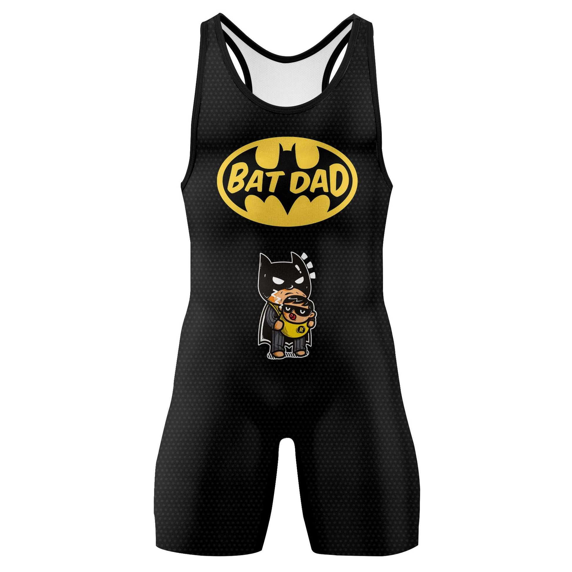 Bat Dad Wrestling Singlet