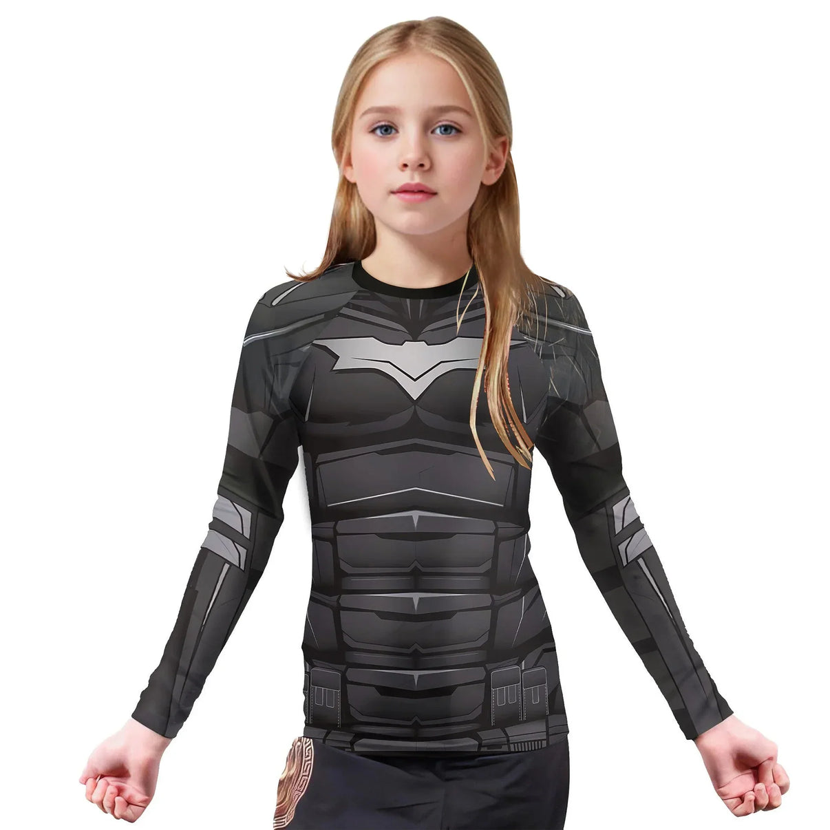 Batman Begins Kids Rash Guard | Athletic Apparel