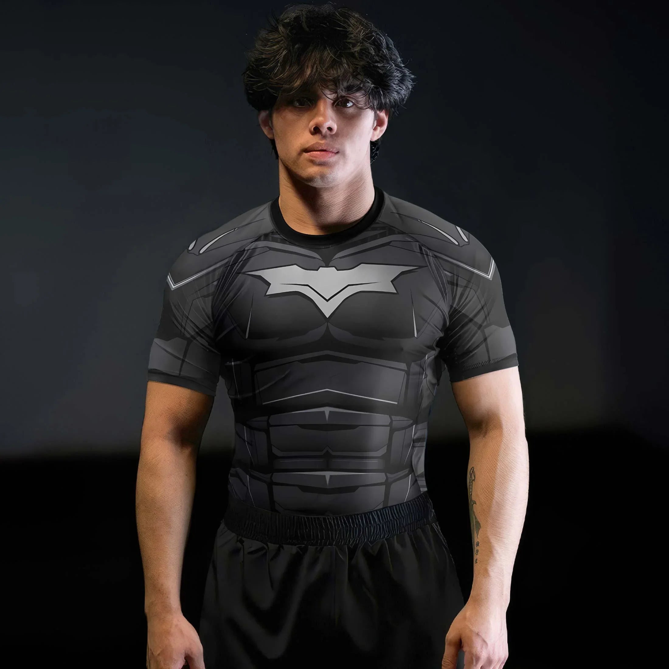 Batman Rash Batman Begins Rash Guard for MMA & Fitness