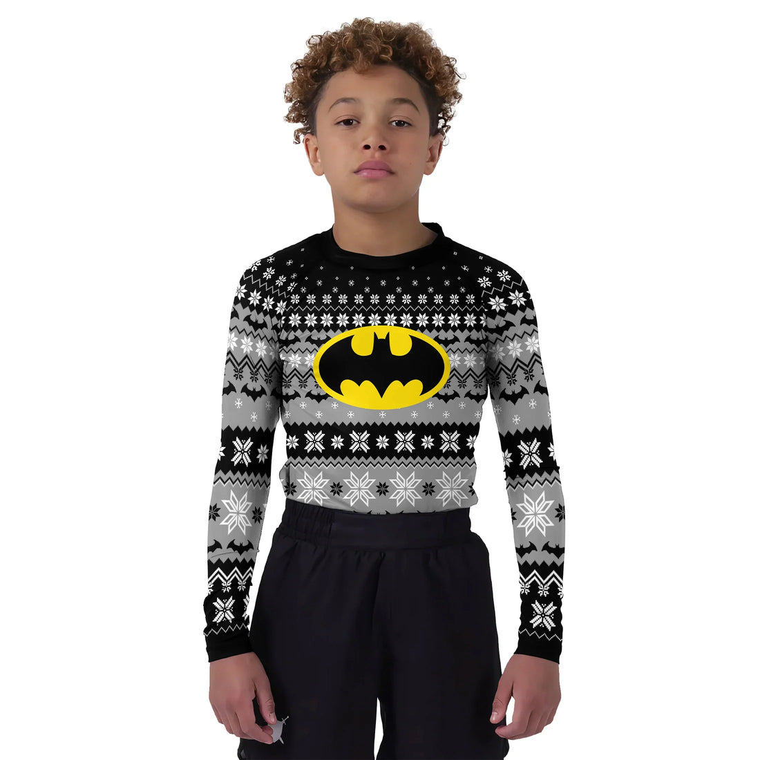 Batman Christmas Kids Rash Guard
