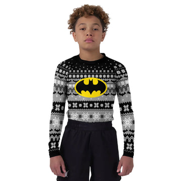 Batman Christmas Kids Rash Guard
