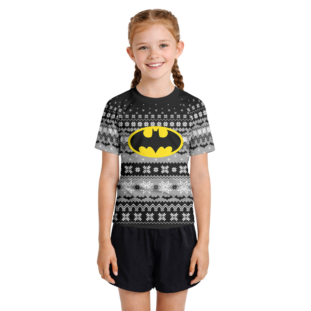 Batman Christmas Kids Rash Guard