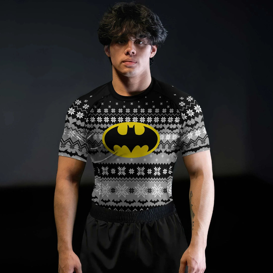 Batman Christmas Rash Guard