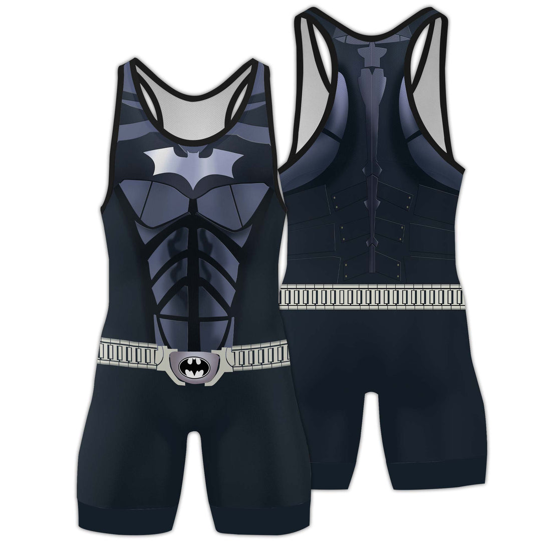 Batman Cosplay Men's Wrestling Singlet