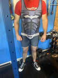 Batman Cosplay Wrestling Singlet
