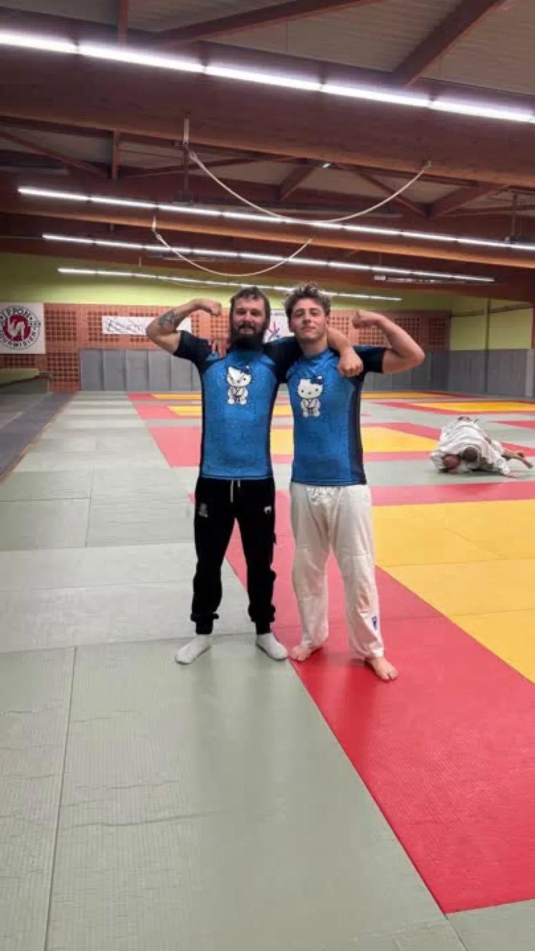 Hello Kitty Jiu Jitsu Blue Rash Guard