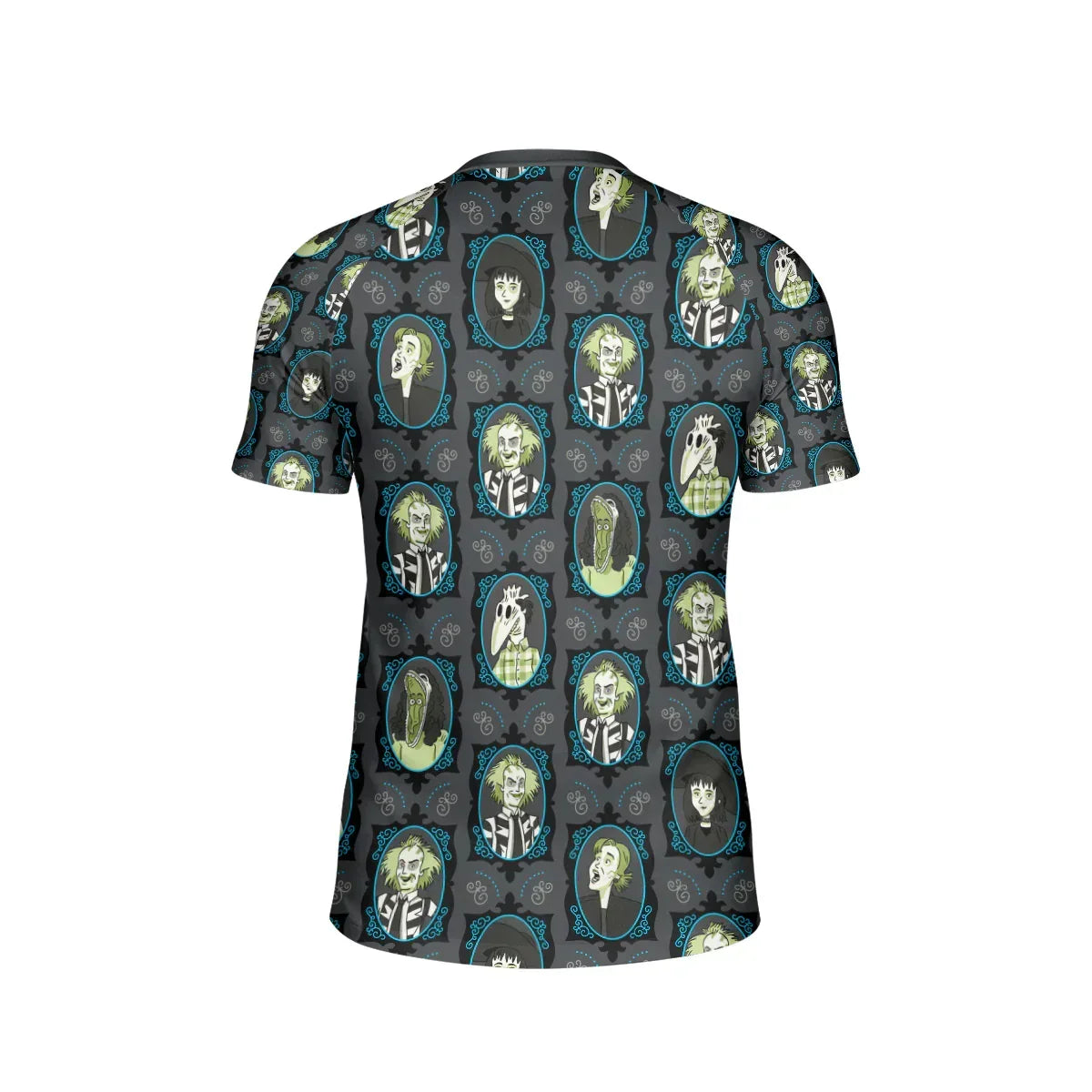 Beetlejuice Ghost Portraits Kids Rash Guard