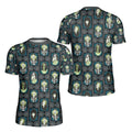 Beetlejuice Ghost Portraits Kids Rash Guard