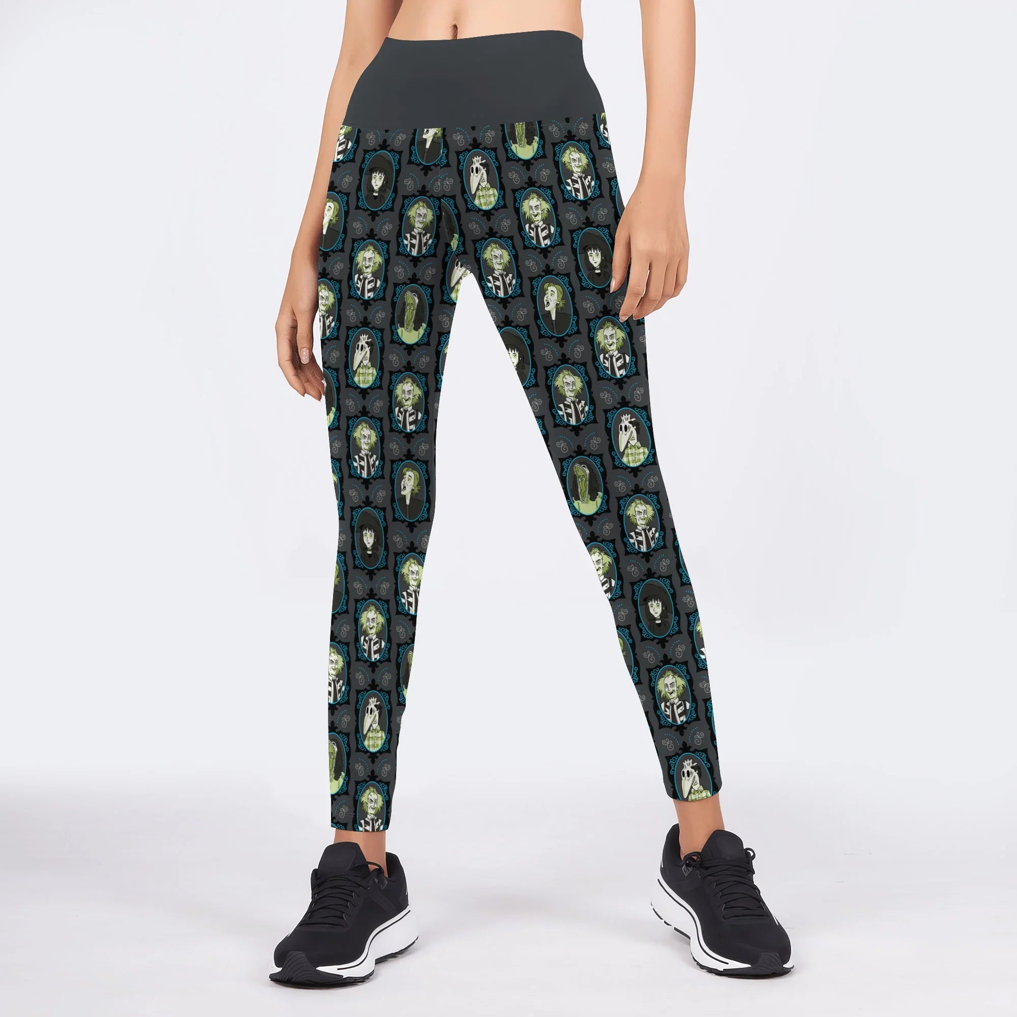 Beetlejuice Ghost Portraits Leggings
