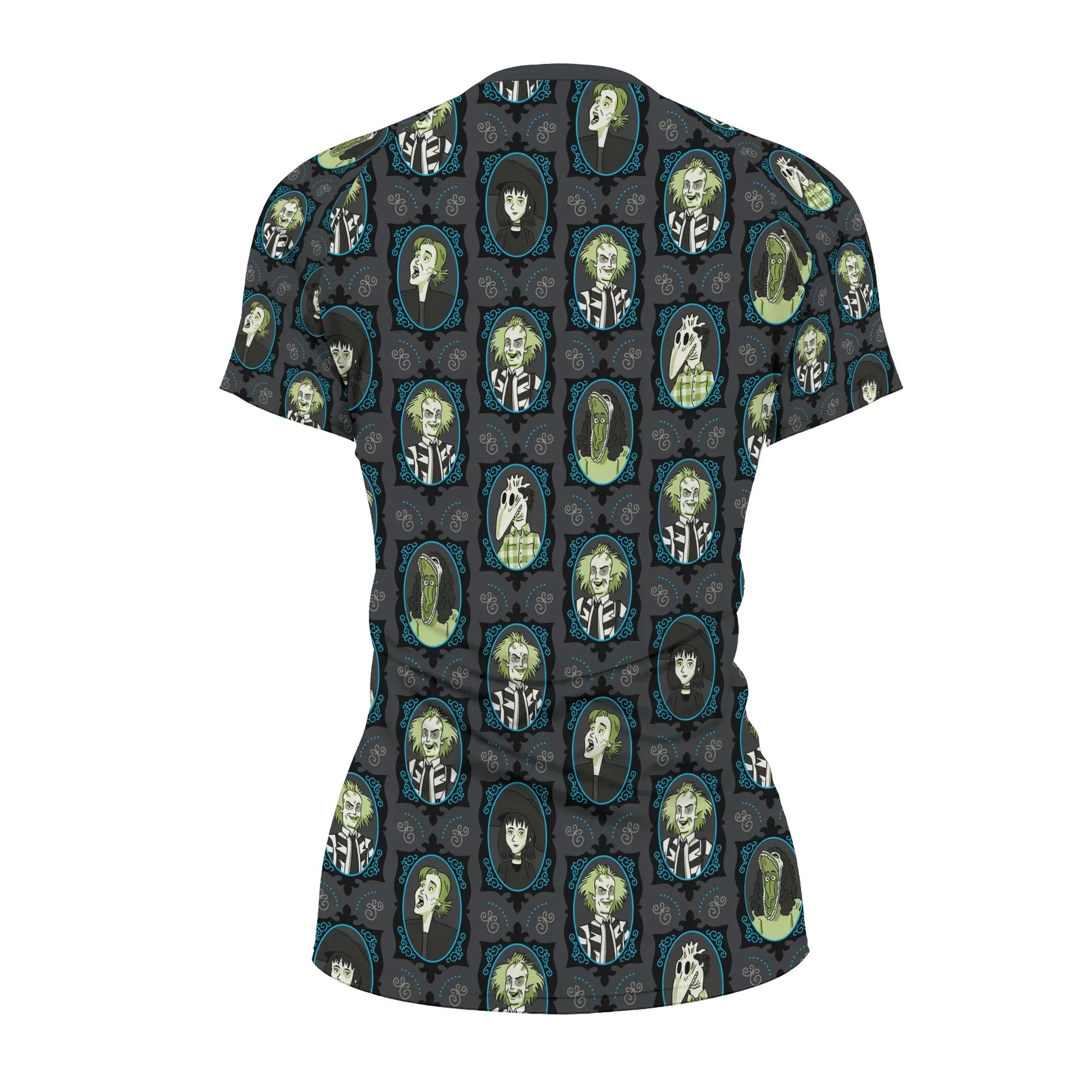 Beetlejuice Ghost Portraits Rash Guard