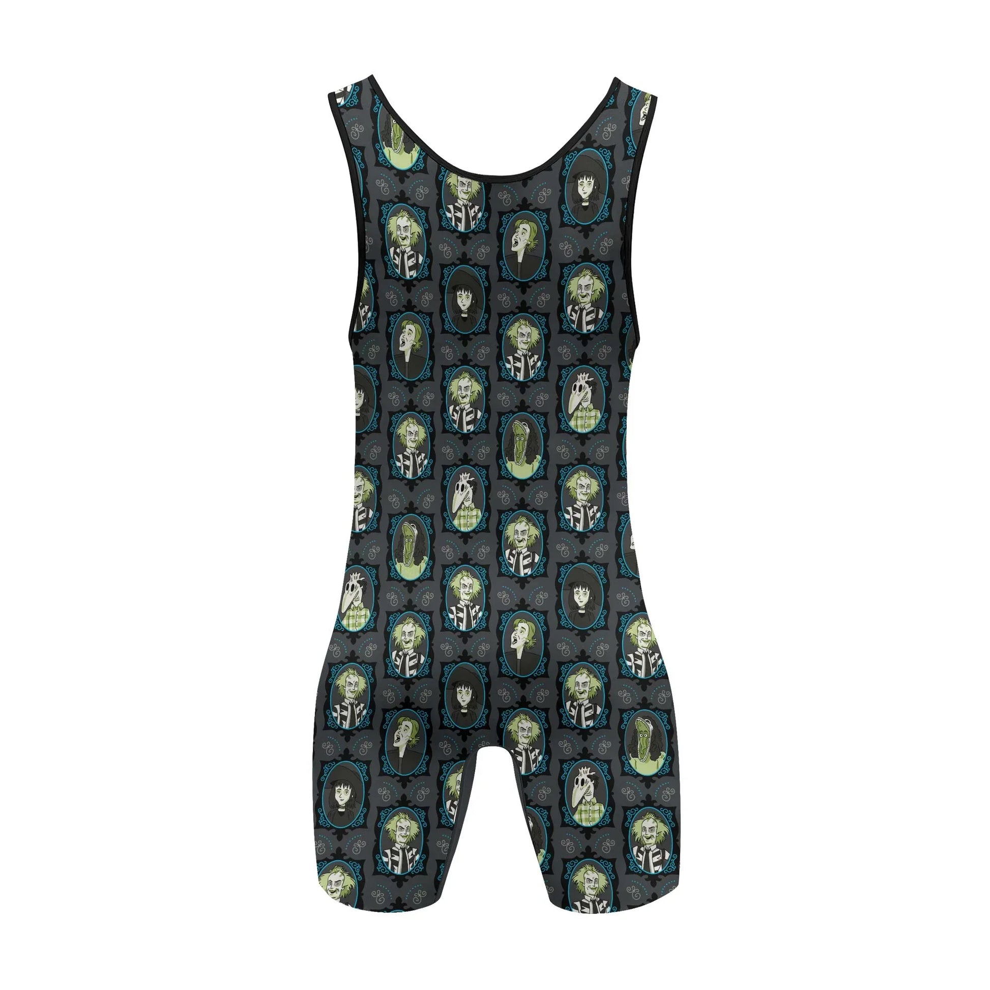 Beetlejuice Ghost Portraits Wrestling Singlet