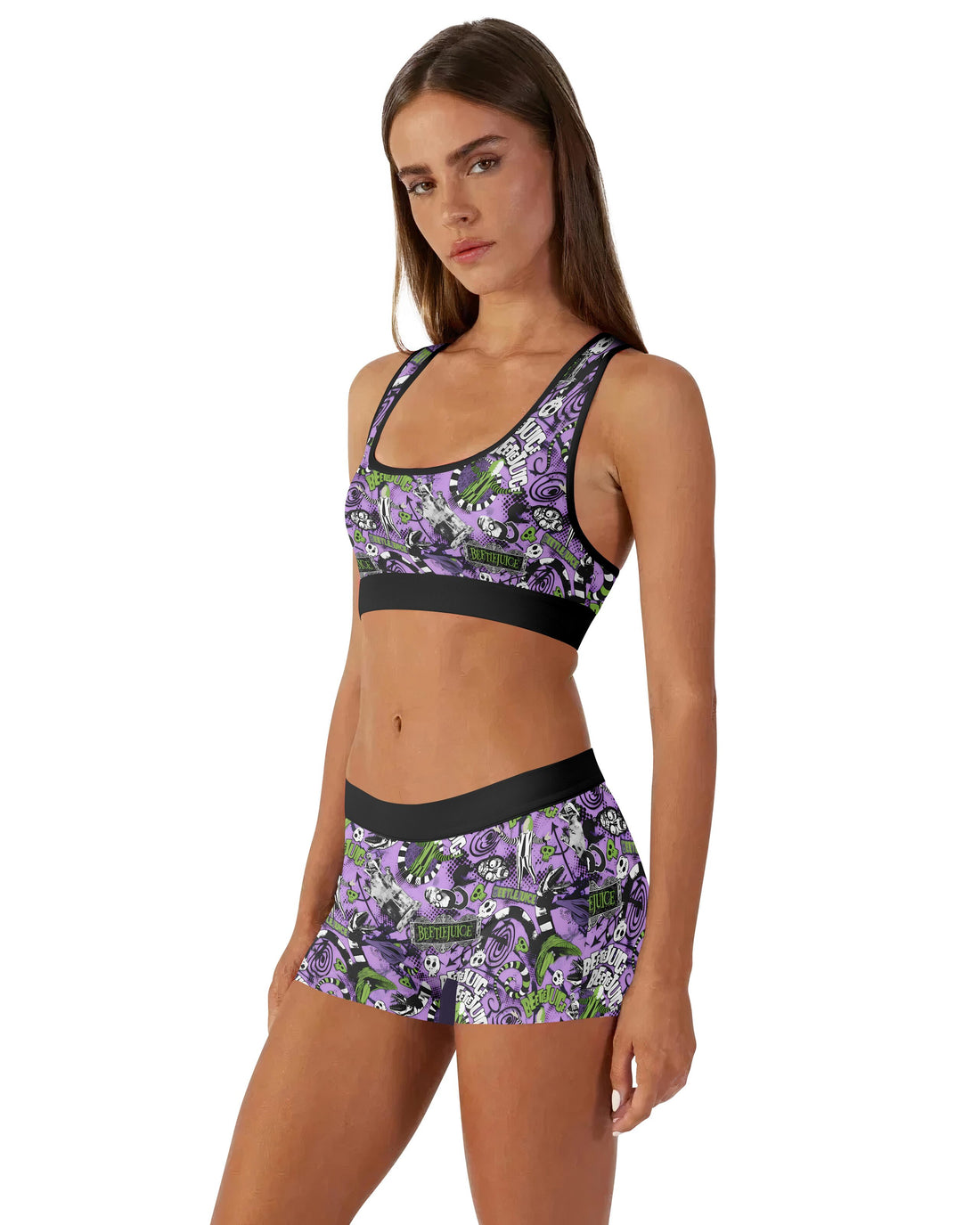 Beetlejuice Halloween Women's Workout Set