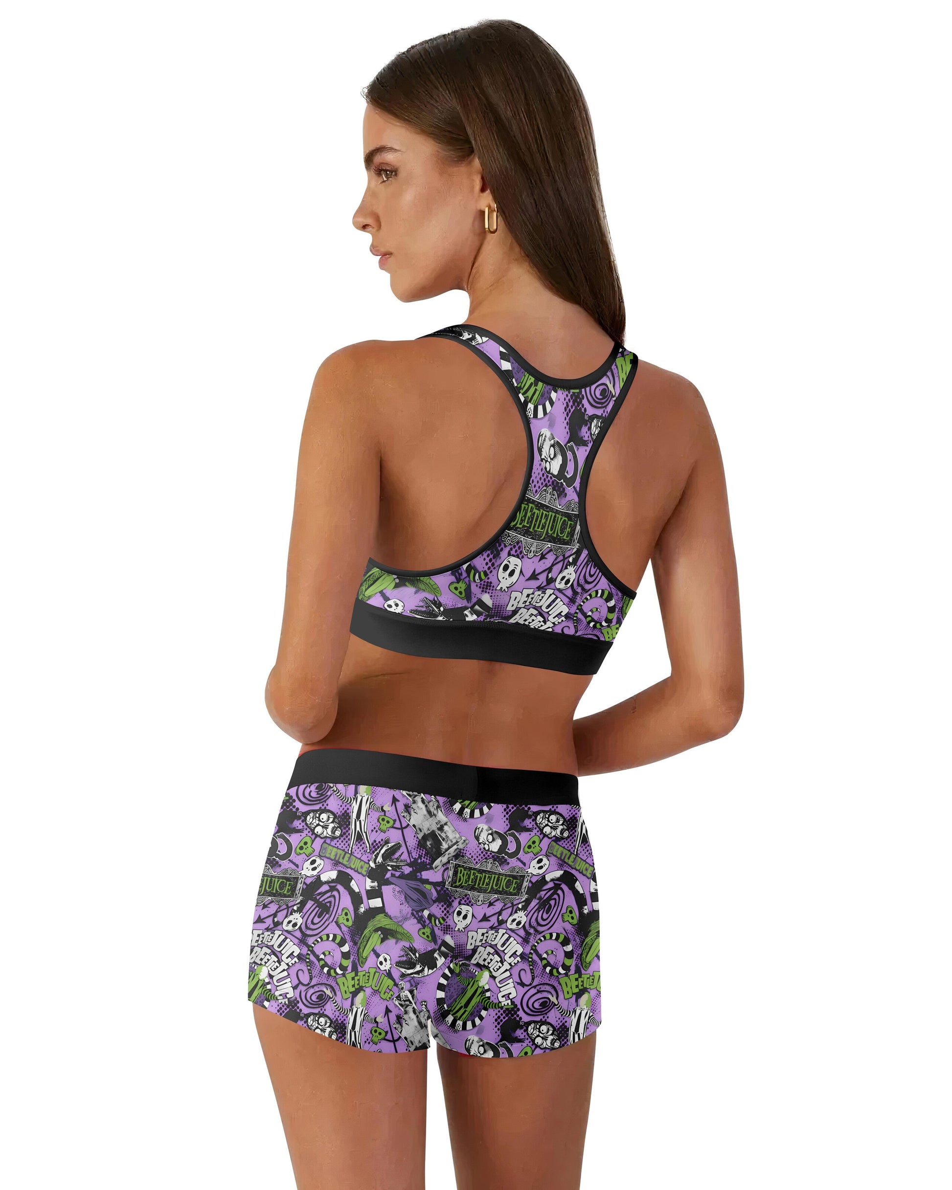 Beetlejuice Halloween Women's Workout Set