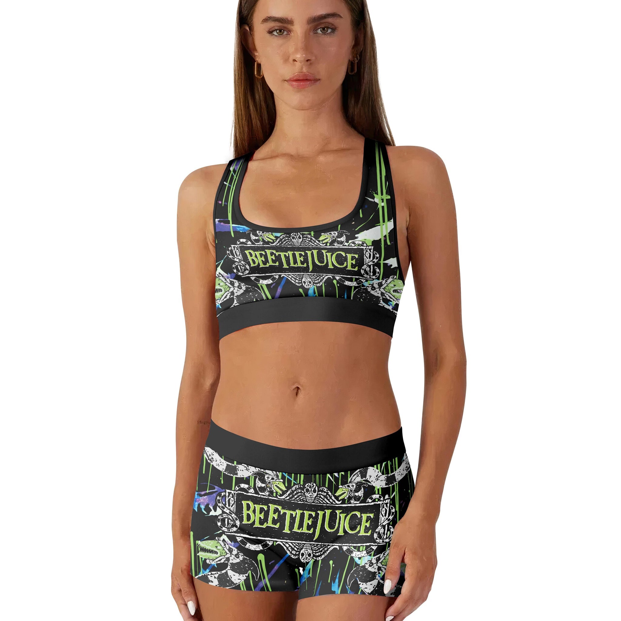 Beetlejuice Sandworms Women's Workout Set