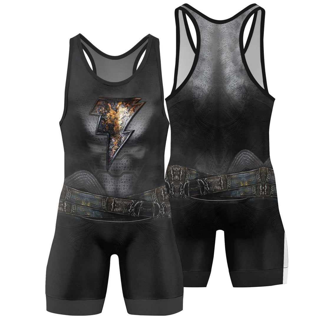 Black Adam Wrestling Singlet