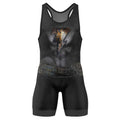 Black Adam Wrestling Singlet