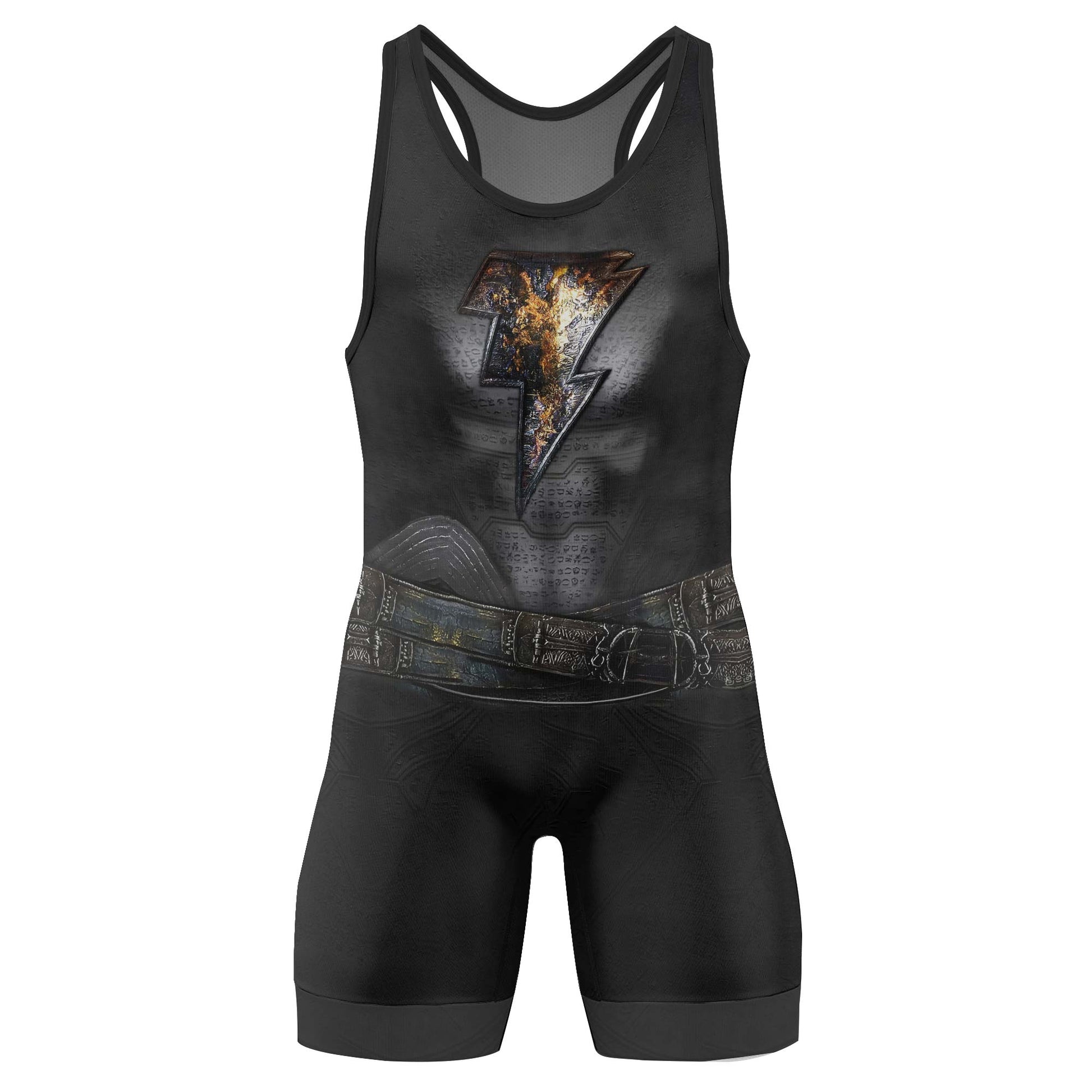 Black Adam Wrestling Singlet