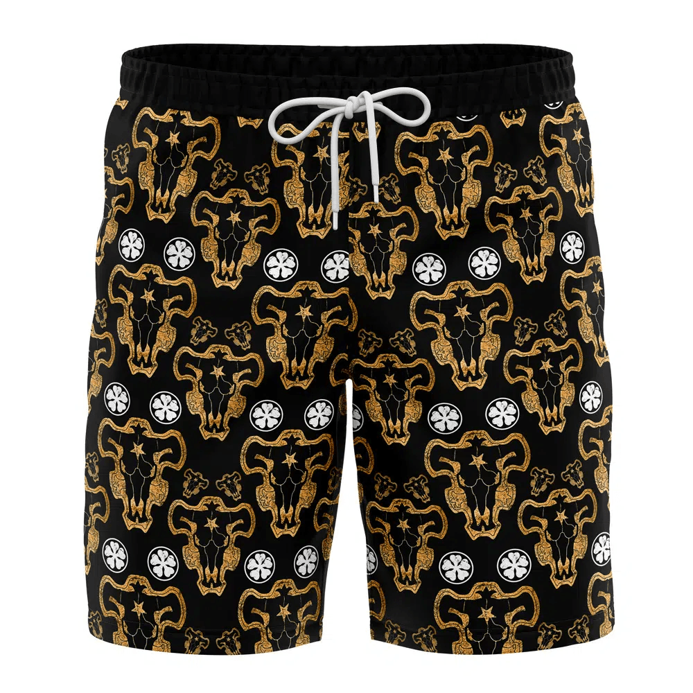 Black Clover Black Bulls Swim Trunks