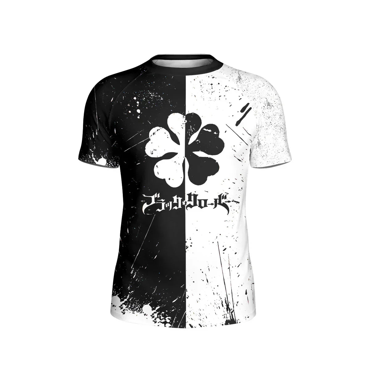 Black Clover Five Leaf Grimoire Kids Rash Guard