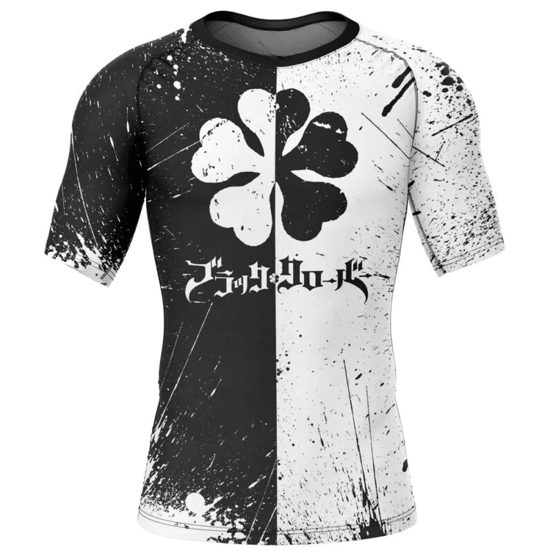 Black Clover Five Leaf Grimoire Rash Guard