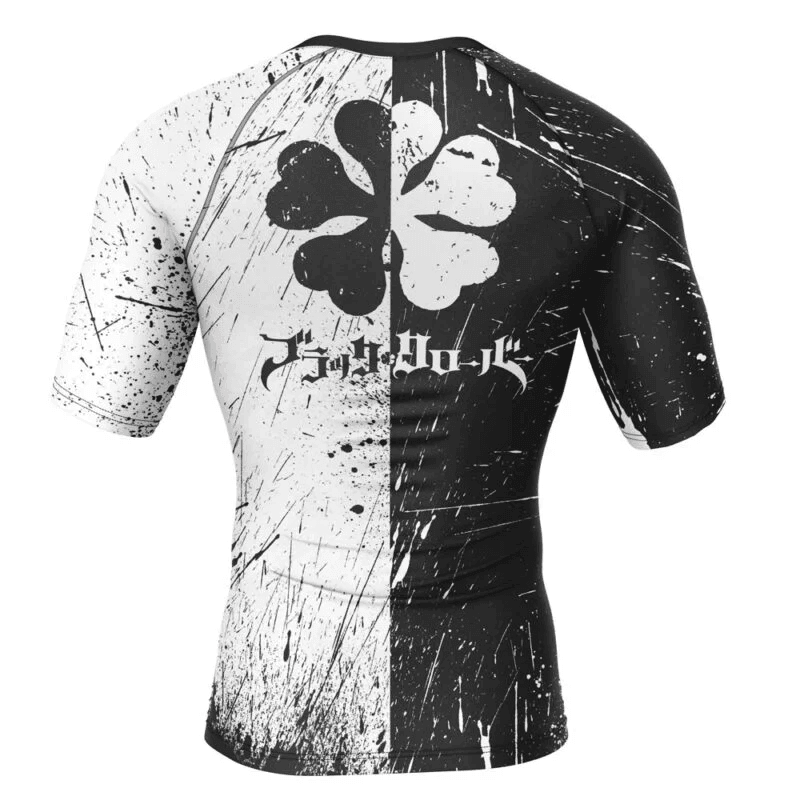 Black Clover Five Leaf Grimoire Rash Guard