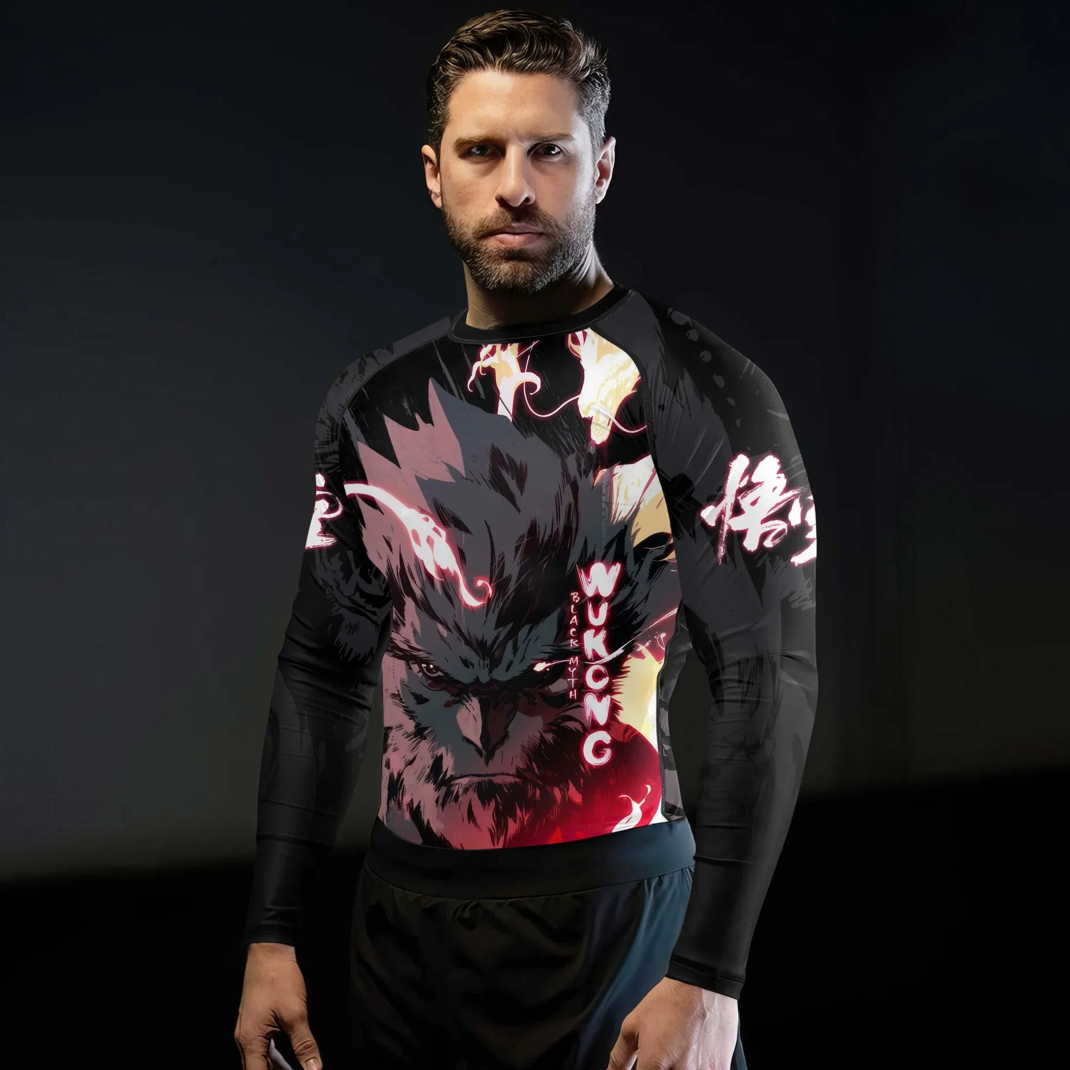 Black Myth Wukong Enemy Illusion Rash Guard | Wukong Rash Guard