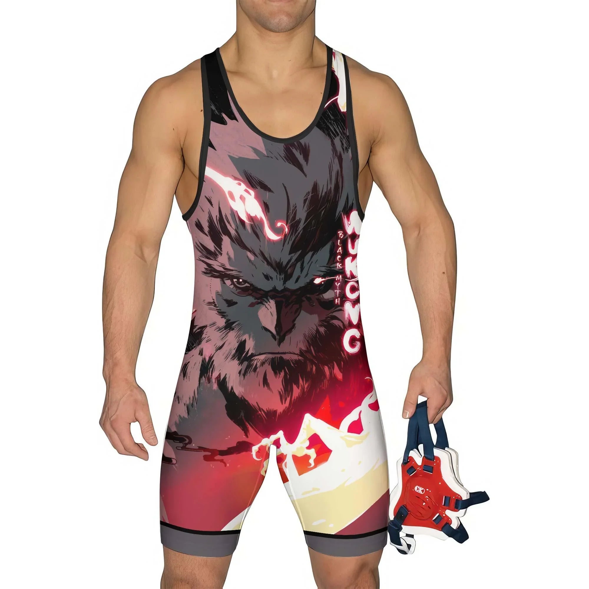 Black Myth Wukong Enemy Illusion Wrestling Singlet