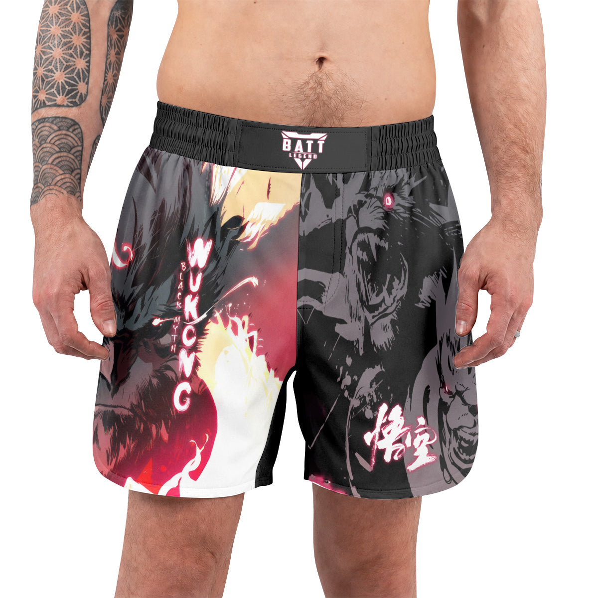 Black Myth Wukong Enemy Illusion Grappling Shorts